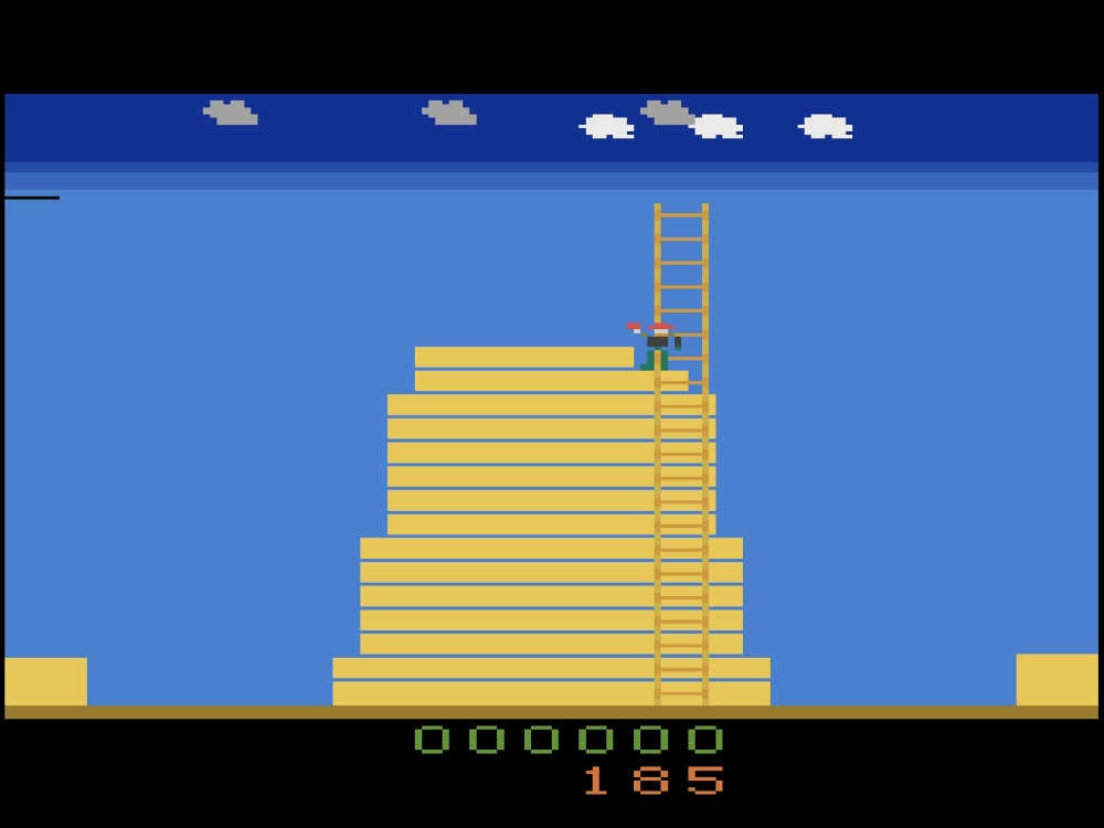 Gameplay of Master Builder for Atari 2600